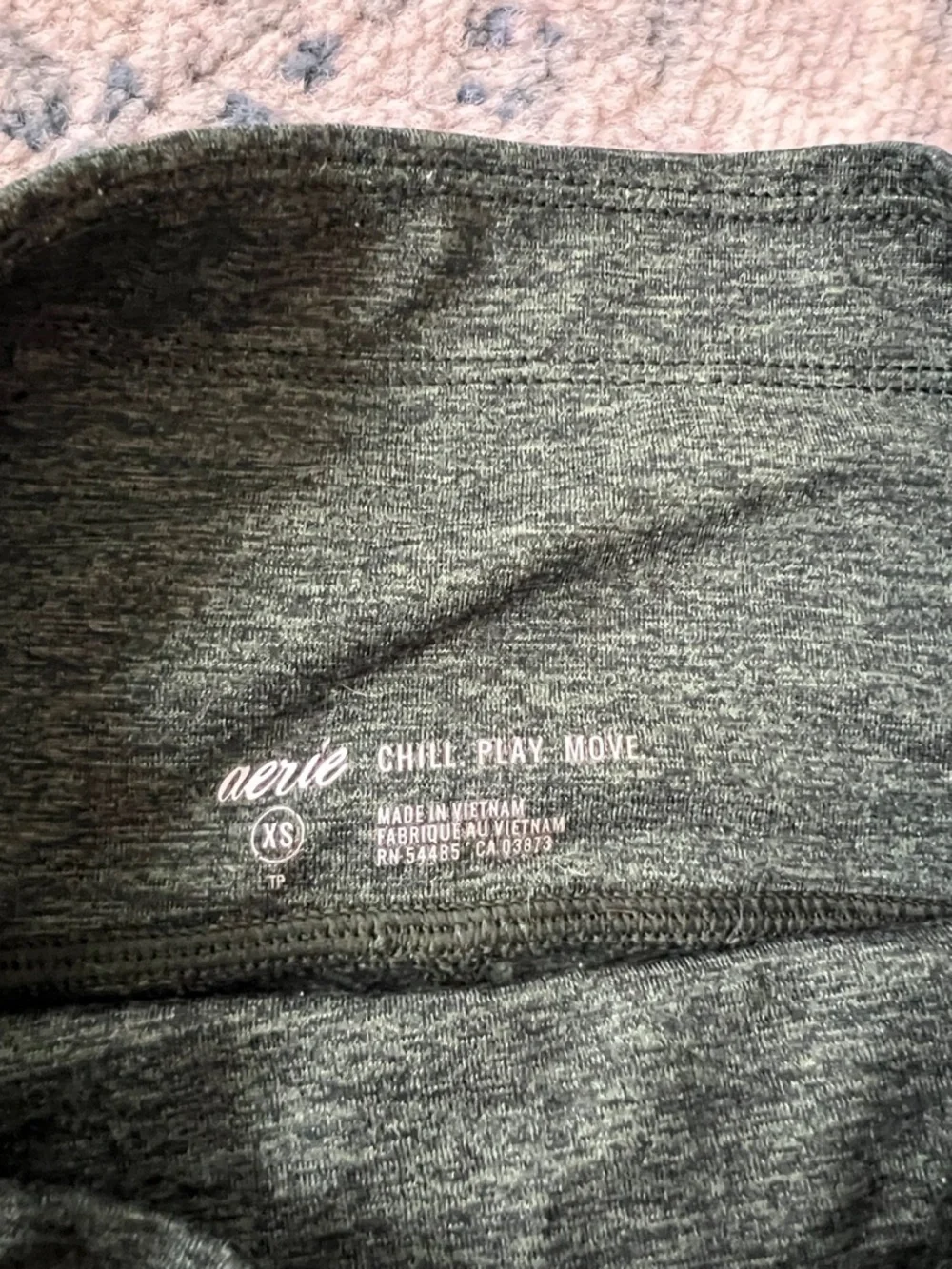 Aerie “Chill. Play. Move.” Leggings – XS (Dark Green) - Picture 2 of 5